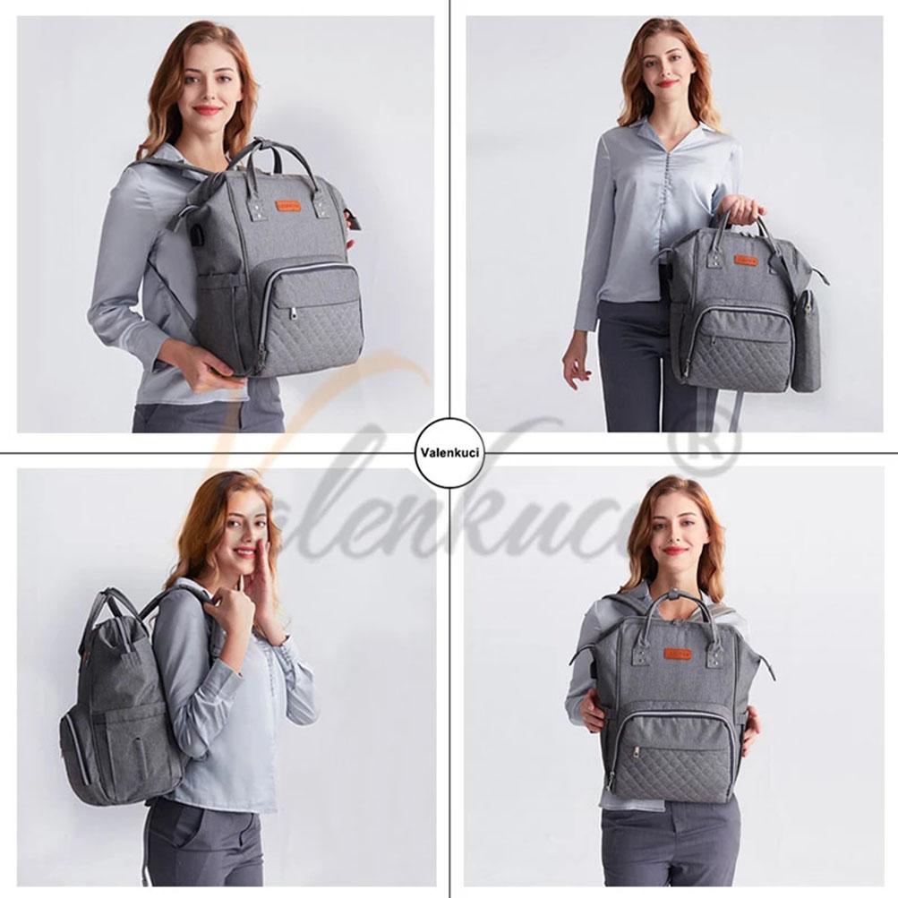 Diaper Bags for Baby Care Moms and Dads Backpack Multifunctional Baby Bags Maternity Nursing Handbag Stroller Bags Drop Shipping