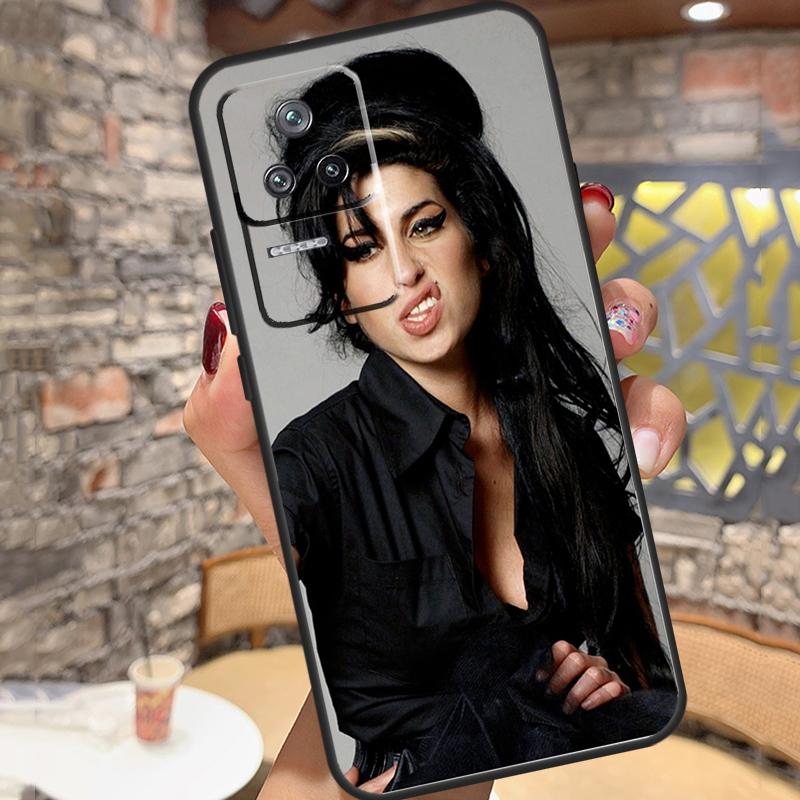 Amy Winehouse Case For Xiaomi 13 14 15 Ultra 11T 12T 13T 14T Pro POCO X7 Pro X3 X5 X6 M6 F5 F6 Pro Cover