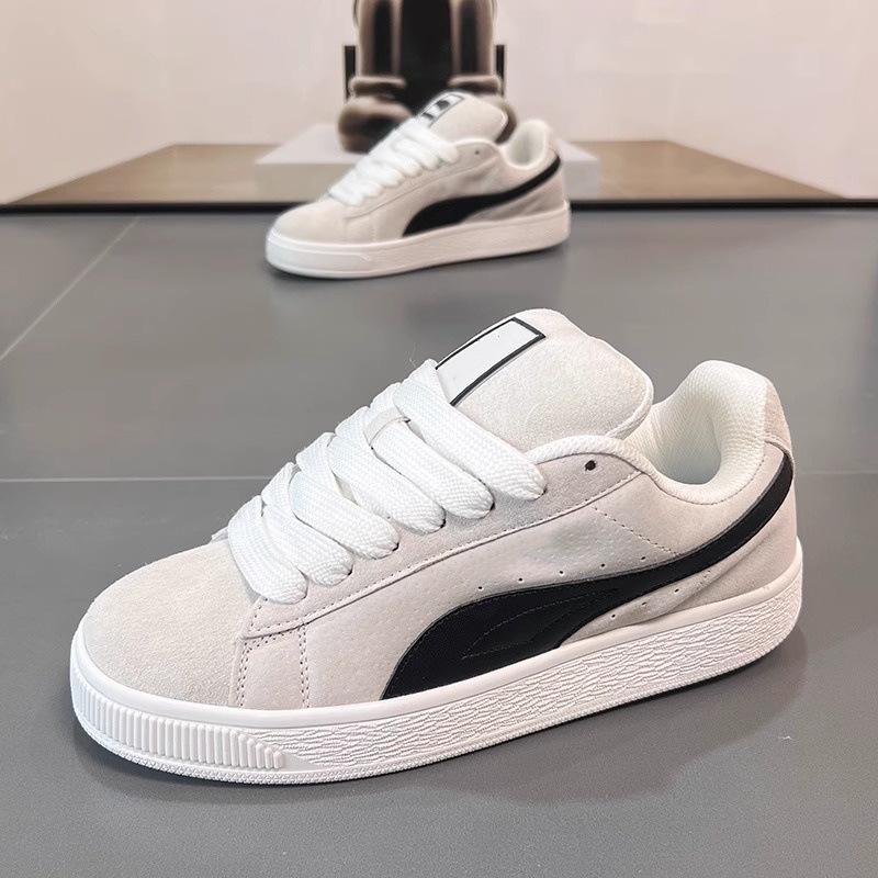 Autumn new men's shoes flat-soled versatile board shoes fashionable couple student sports shoes trendy bread shoes