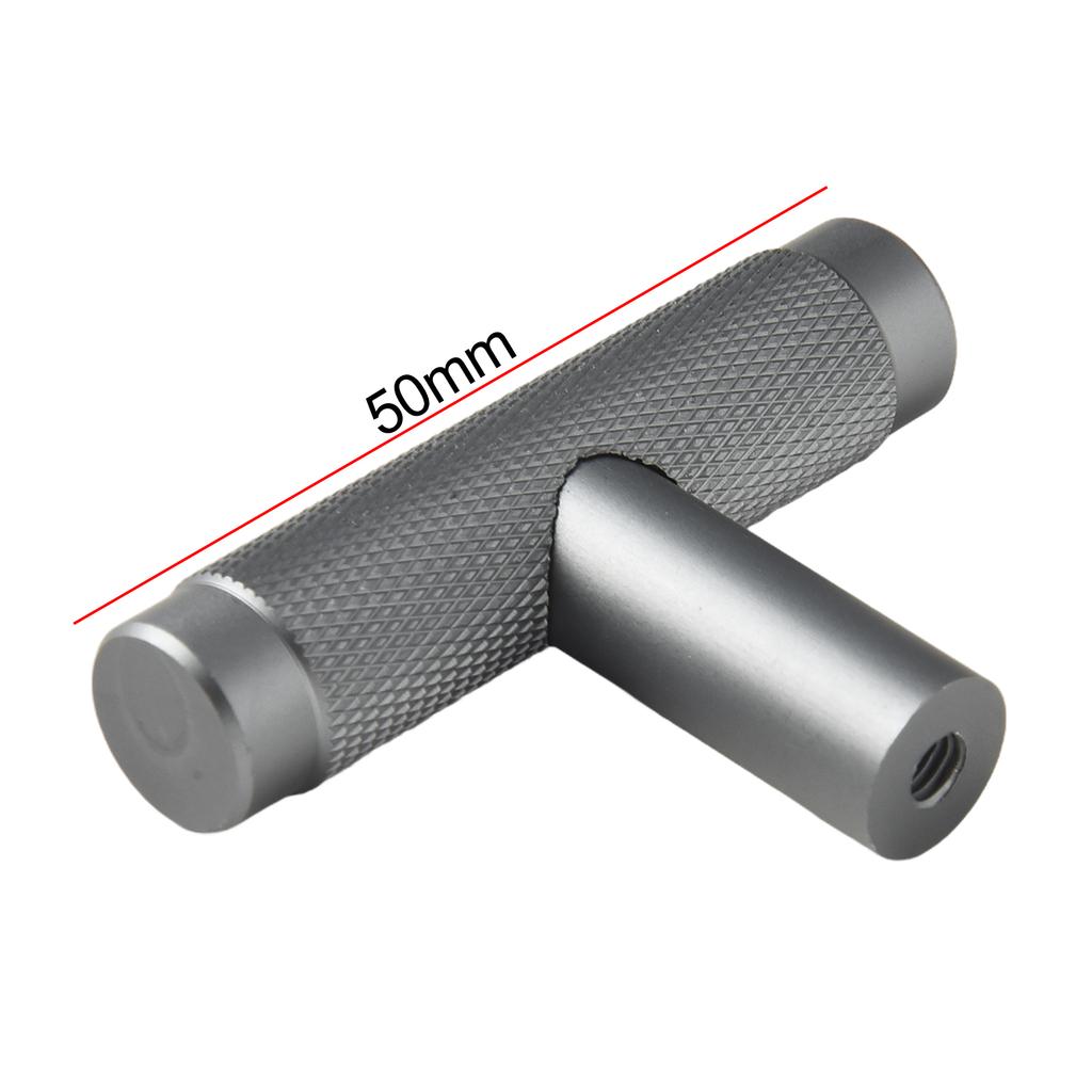 Comfortable Feel Door Handles Kitchen Cabinet Knob Knurled T Bar Knob