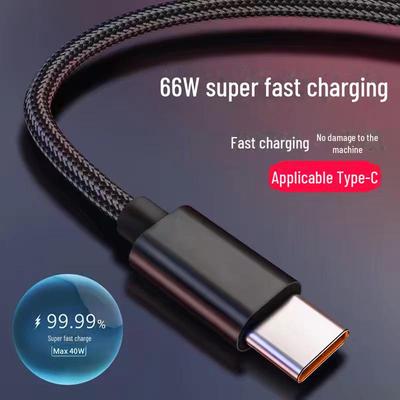 1m Braided Nylon USB-C Android Super Fast Charger, Apple-Compatible