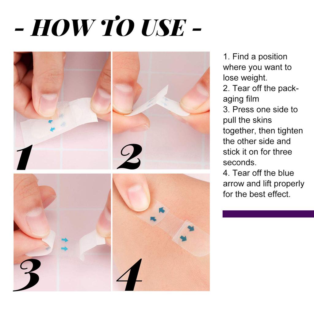 120pcs Facial Lifting Tape Reduce Double Chin Wrinkle Removal V Shape Instant Face Lifting Sticker