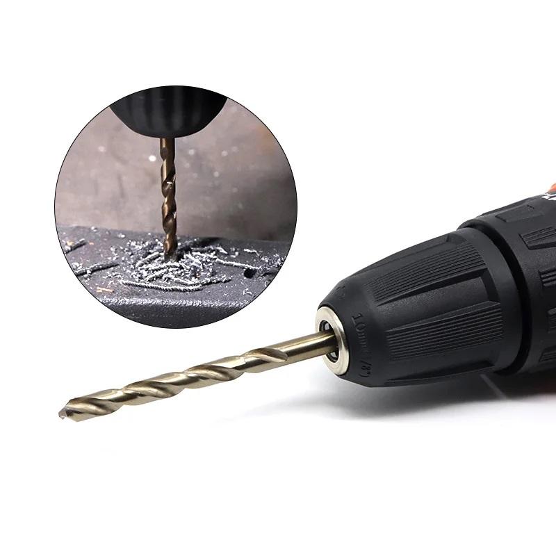 1 MM-13 MM Kobalt Schnellarbeitsstahl Spiralbohrer Loch M35 Edelstahl Werkzeugsatz Die gesamten Bodenmetall-Reibahlen-Werkzeuge