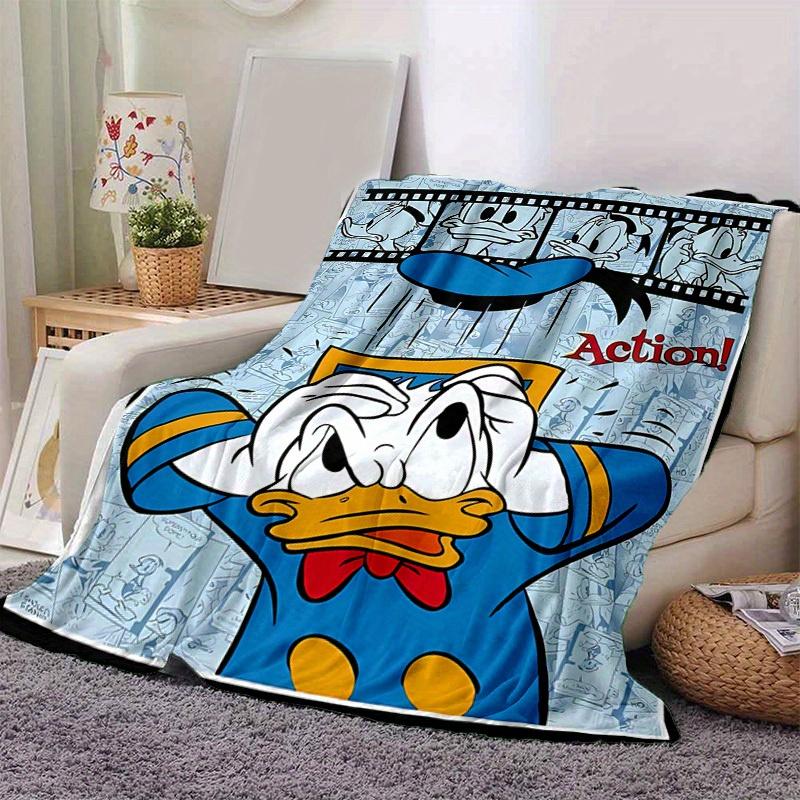 

1pc, Donald Duck Movie Film Strip Action Home Decorative Throw Blanket Perfect for Couch, Bed, Travel 80cmx120cm