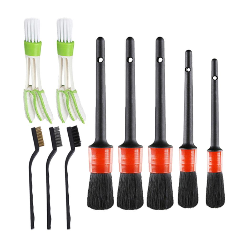 26x Plastic Auto Detailing Brush Set Drill Brush Kit Car Cleaning Tool for Car Wheel Air Outlet Conditioner Cleaning Brushes