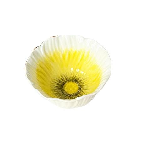 Creative Floral Ceramic Bowl Underglaze Tableware Delicate Rice Bowl Porcelain Dessert Pastry Plate Fruit Bowl Kitchen Utensils