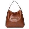 Leather Women Handbags Female Leisure Shoulder Bags Fashion Purses Vintage   Large Capacity Tote Bag