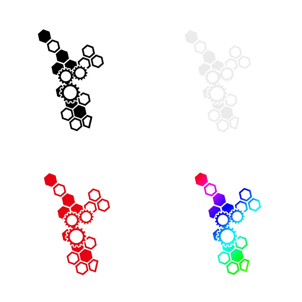 Motorrad Frontaufkleber Modifikation Wasserdicht Wabenmuster Getriebe Reflektierender Aufkleber