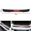 Rear Bumper Protector Rubber Anti-Scratch Trunk Guard Car Door Sill Accessories For KIA Telluride K5 Sportage Sorento 2017