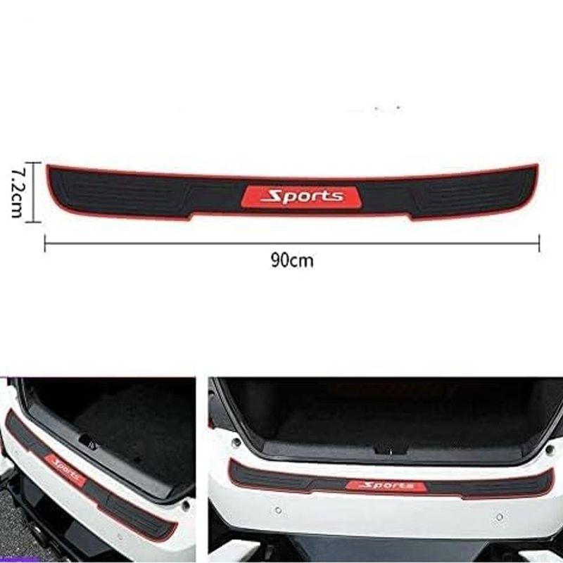 Rear Bumper Protector Rubber Anti-Scratch Trunk Guard Car Door Sill Accessories For KIA Telluride K5 Sportage Sorento 2017