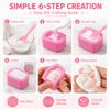 Non-Stick Baby Silicone Mold Flexible 3D Fondant Mold Durable Sleeping Baby Mold  Fondant Cake