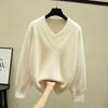 Women Pullovers Sweater Female Knitted Jumper Loose Korean Style  Autumn Winter Elegant Ladies Sweaters Warm Tops