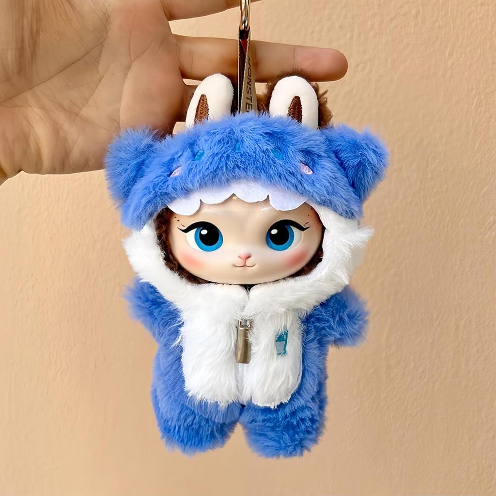 Dinosaur Costume Clothes 17cm/6.7inches Doll,2 Piece Set Hat Clothing,Boys and Girls Stylish Adorable Dolls Clothes Accessories (Doll Not Included)
