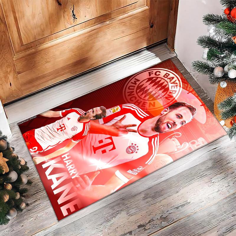 Harry Kane Printed Flannel Area Rug Non Slip Soft Polyester Floor Carpet Indoor Decor Mat for Bedroom Living Room Sofa