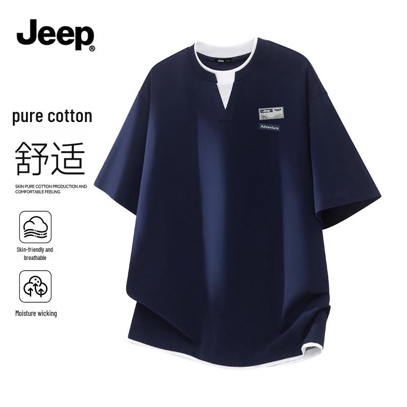 

Jeep Men s Z-Series Mountain Adventure Short Sleeve T-Shirt M