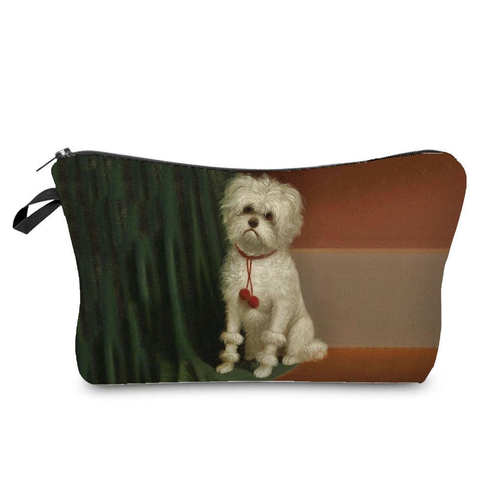 Women Animal Print Cosmetic Bag Toiletries Organize Travel Storage Case 6777