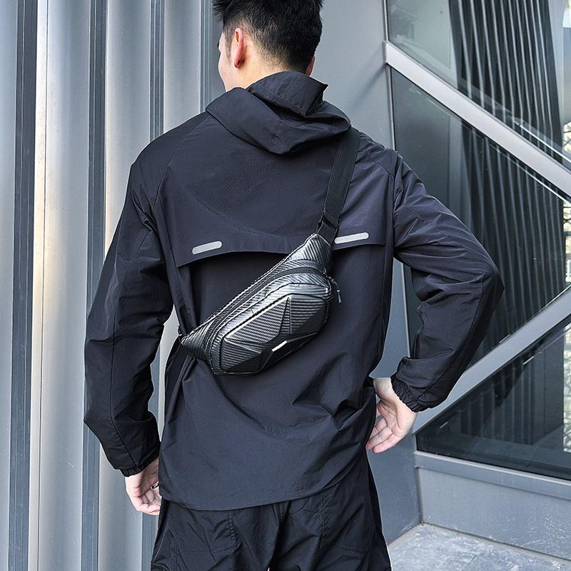 Módní voděodolné batohy do pasu jednobarevné balení Fanny Pack Unisex tašky na opasek Neformální cestování Úložný prostor na telefon taška na hrudi Crossbody kabelka