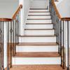 6/14pcs Self-Adhesive Stair Stickers Peel and Stick Vinyl Staircase Stickers Decals for Stair Steps Home Bathroom Floor Decor