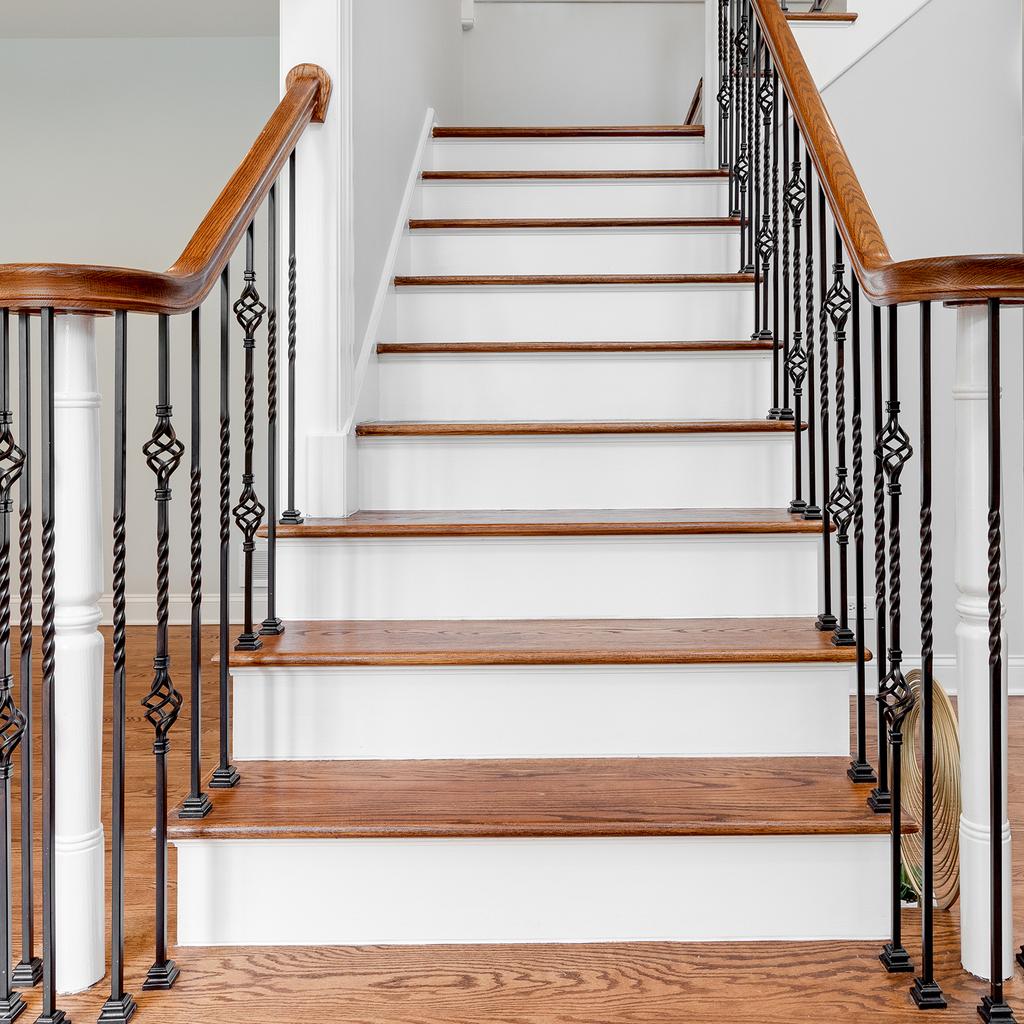 6/14pcs Self-Adhesive Stair Stickers Peel and Stick Vinyl Staircase Stickers Decals for Stair Steps Home Bathroom Floor Decor