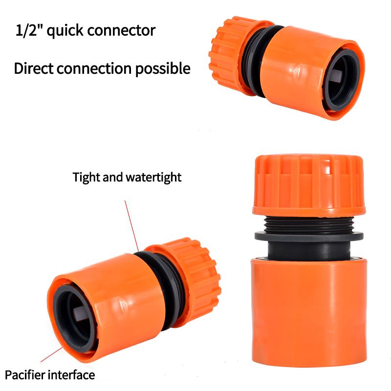 1 Stück Gartenschlauch Schnellkupplungen 1/2" 3/4" 1" Rohrübertragung Verlängerung Reparatur Wasseranschluss Schlauchverbindungsadapter Gartenbewässerungsarmatur