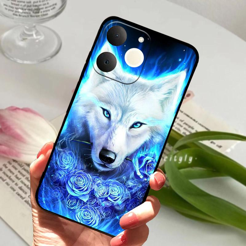 For Realme Note 70 Phone Case Note 70T Cover Cool Lion Wolf Soft Silicone Full Protection Shell Narzo 80 Lite C71 4G India Funda