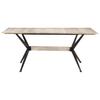 Esstisch 180 x 90 x 76 cm Massives Mangoholz