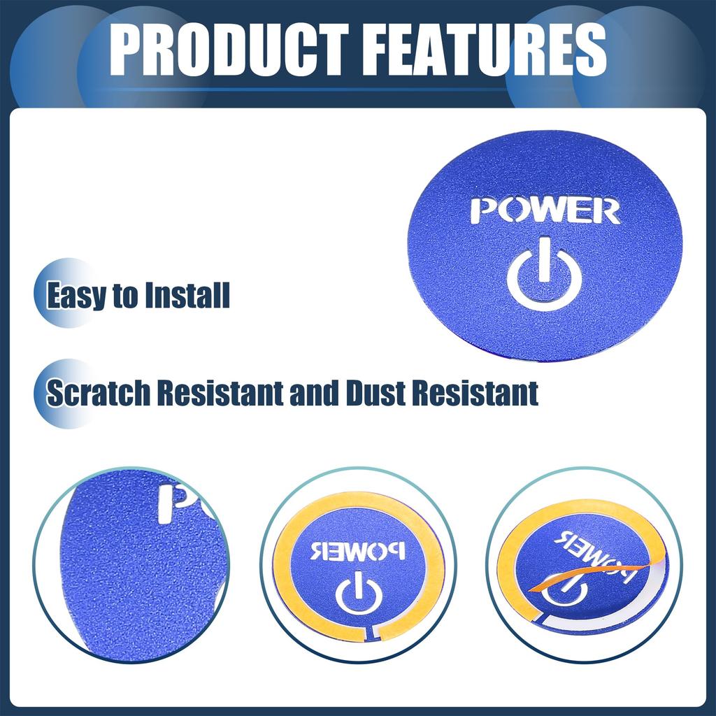 INFINAUTO Engine Start Stop Button Cover for Honda New Vezel RV Series Ignition Starter