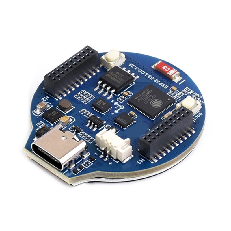 ESP32S3 Development Board 1.28inch Round LCD 240x240 Pixel 65K Color Round Display 2.4GHz WiFi with Type C Connector
