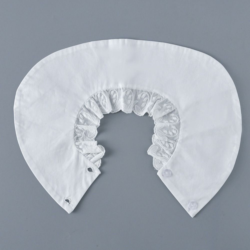 Women Shirt Collar Vintage Top Neckwear Ties New Lapel Fake Collar