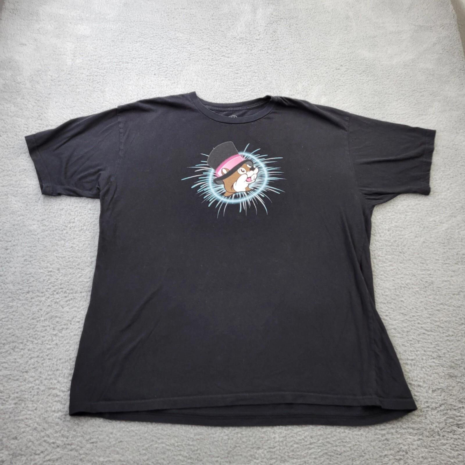 Buc-ee s 2024 New Years Shirt Mens 2XL XXL Black Graphic Short Sleeve 3XL
