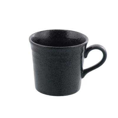 Tableware East Coffee Cup Border 7.5cm Kuro Ym-014