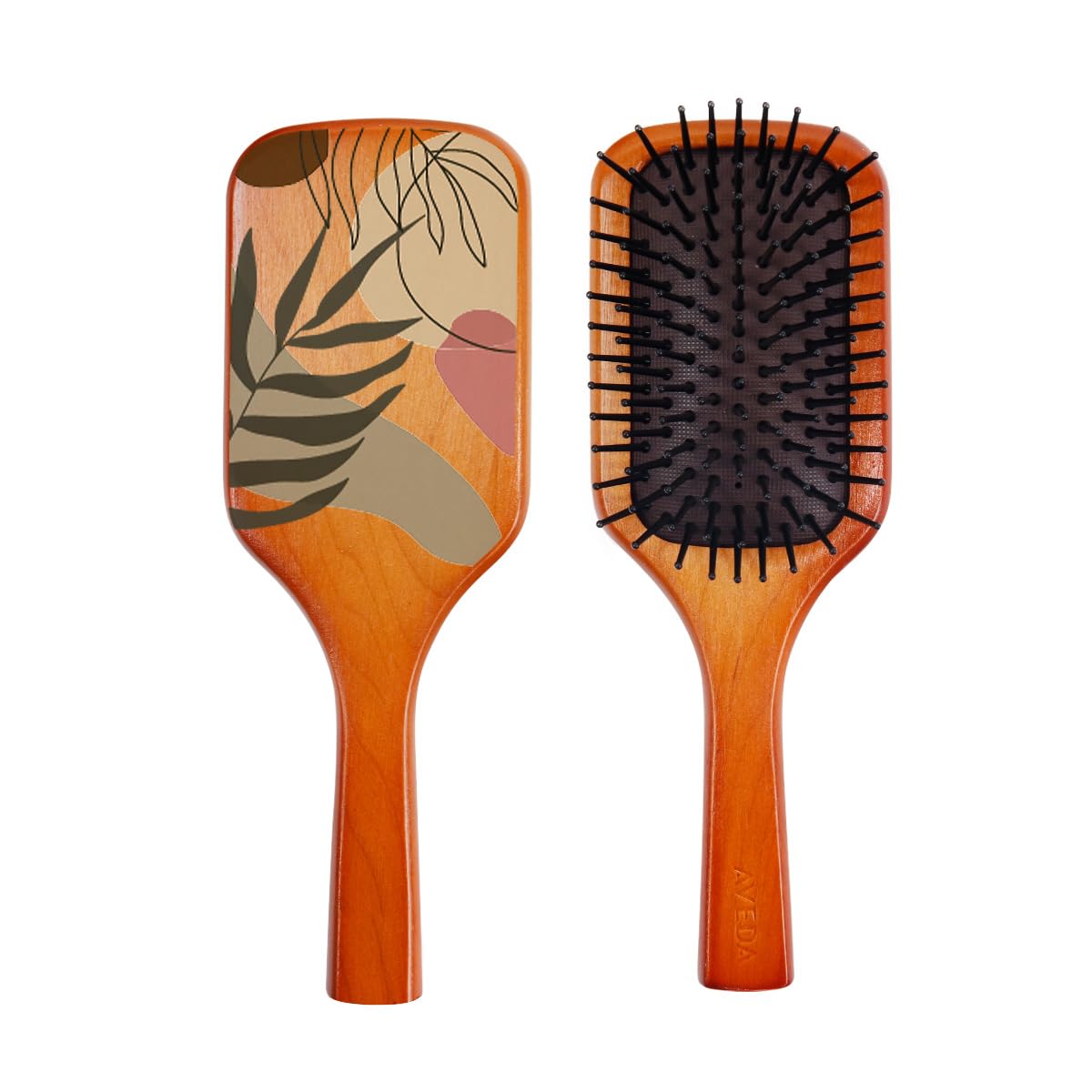 

AVEDA Paddle Brush for Scalp Wooden Smooth Hair Head Small Brand Name Modern Women, Massage, Comb, Hair, Care, Brushing, Massage, Tangle-Free, Gift,