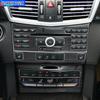Car Console Air Conditioner CD Control Button Panel Frame Decoration For Mercedes Benz E Class W212 2009-2011 Carbon Fiber Color