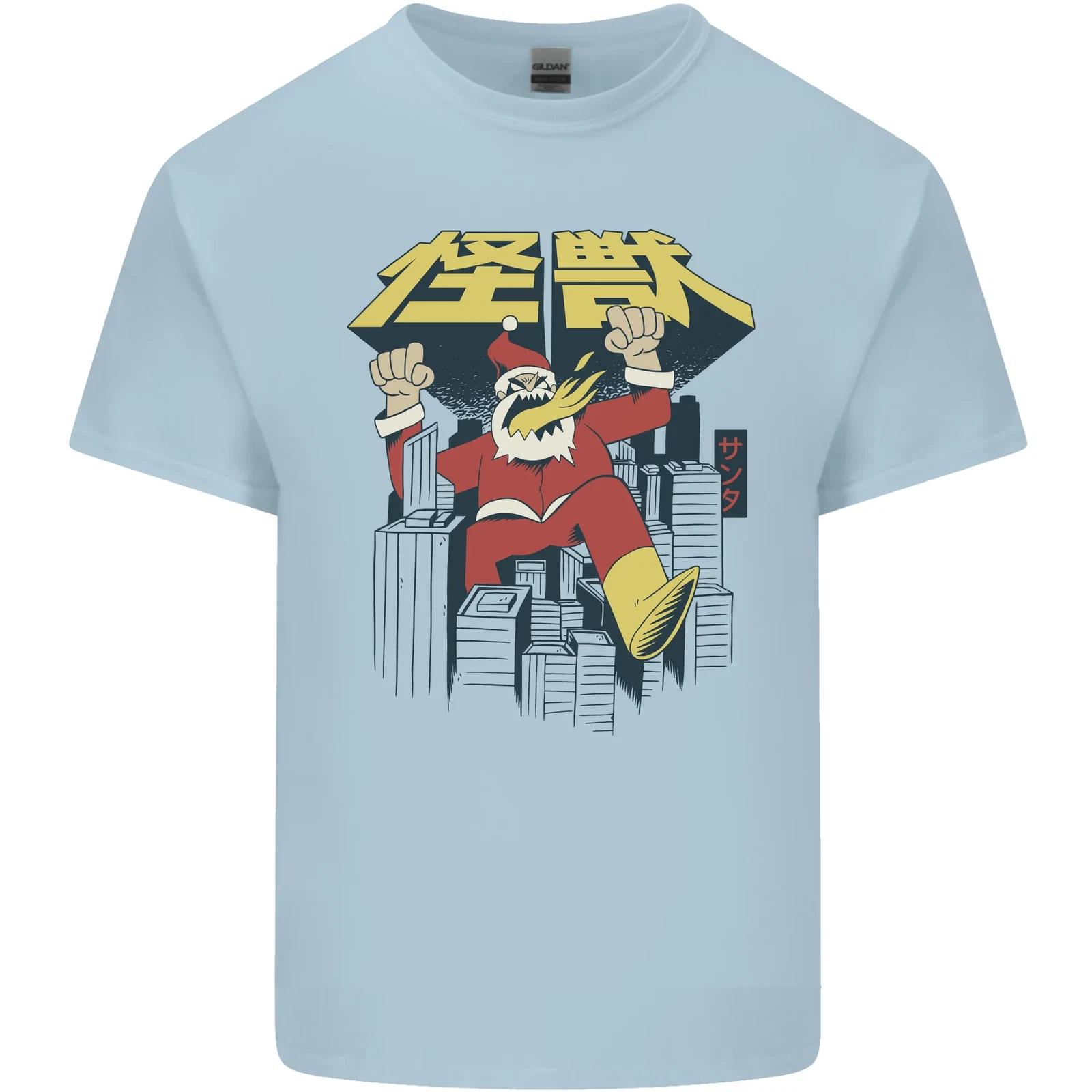 

Santa Monster Japanese Christmas Xmas Kids T-Shirt Childrens S
