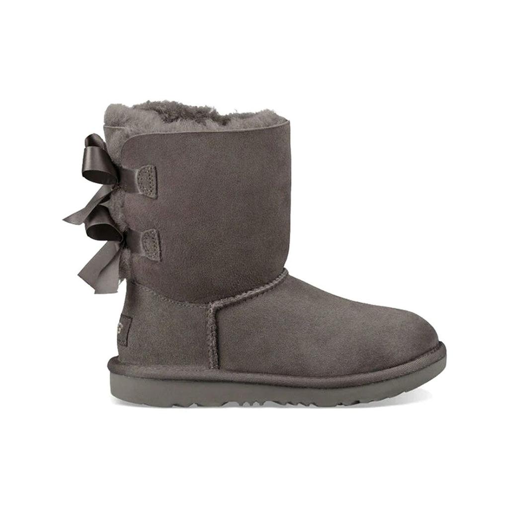 UGG Bailey Bow II Boot Grey (Kids) Kids Sneakers 1017394K-GREY