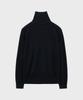 NOIRER Cashmere Cotton Turtleneck (Black)