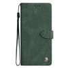 For Samsung Galaxy S24 Ultra Leather Case Solid Color Phone Wallet Cover