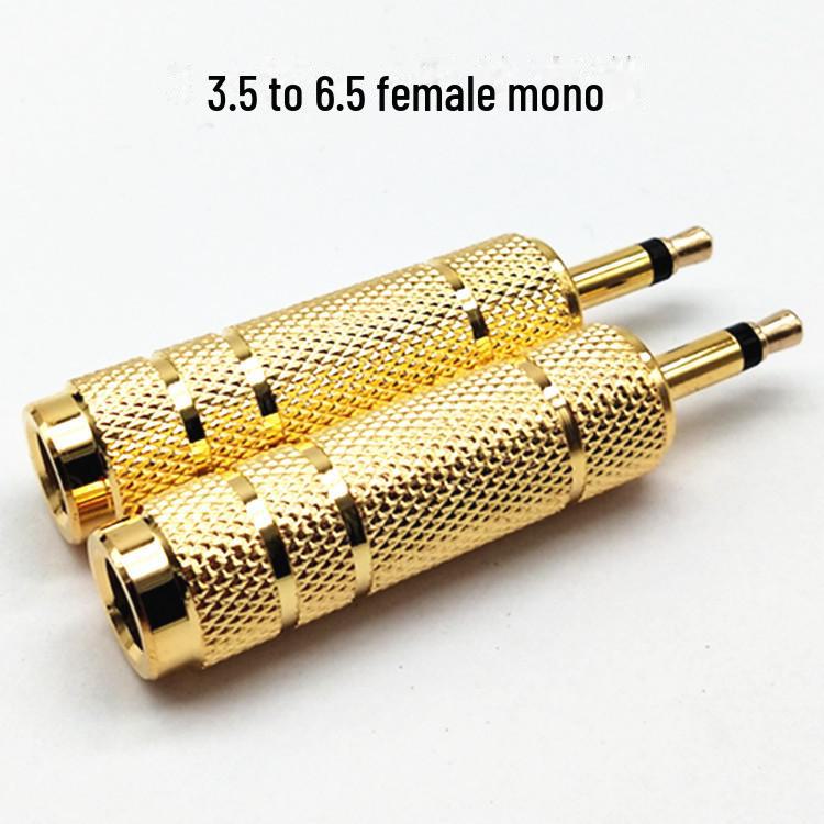 

Позолоченный моно-адаптер 6,35 мм «папа» на 3,5 мм «мама» для микрофона/гарнитуры
