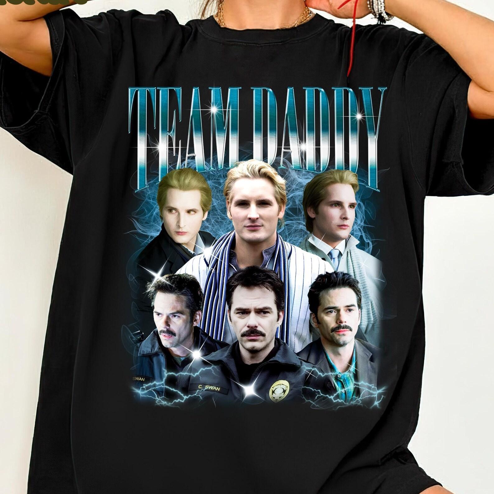 Charlie Swan and Carlisle Cullen Shirt, Team Daddy Twilight Tee, Vampire Dad Aesthetic Shirt, Forks Inspired Graphic T Shirt S