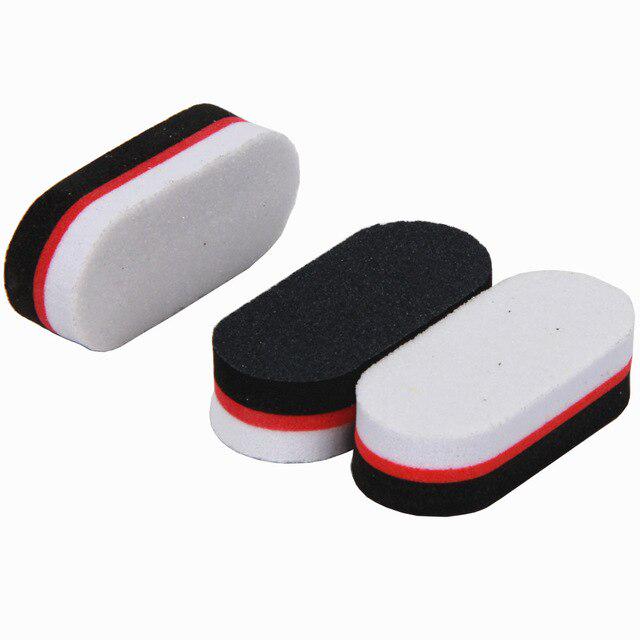 40Pcs Mini Mix Colorful Nail File Sponge Sanding Grinding Professional Manicure Buffer Files