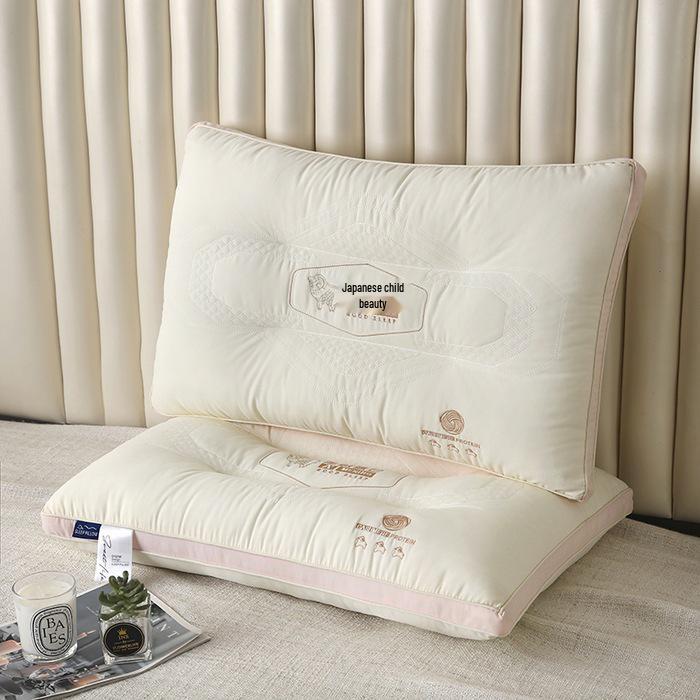 

Couple s Comfort Neck Support Pillow - Non-Collapsing Sleep Aid for Home & Dorm 48*74