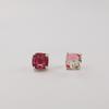 Pink Tourmaline Gemstone 925 Sterling Silver Women Jewelry Handmade Studs Earring 1" For Birthday Gift EE-181-4