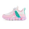 28-38 çocuk Pembe Deri Su Geçirmez Rotasyon Düğmeleri Spor Ayakkabı Erkek Basketbol Spor Ayakkabı Kız Spor Ayakkabı