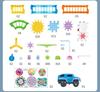 Adjustable Electric Building Blocks: Children's Educational Gear Toy Set
