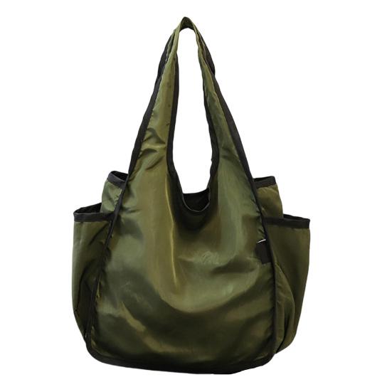 Сумка-шоппер складная, большая вместимость, моющаяся, многоразовая, повседневный стиль, сумка через плечо для дома