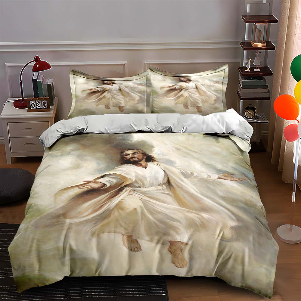 

Flowing white robes. Bedding Duvet cover sets Duvet covers Pillowcases gifts (1 * Duvet Cover 2 * Pillowcases, without duvet insert) 135x200cm