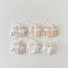 Fashion Baby Mittens Cute Floral Print Lace Winter Mittens for Girl Warm Plush Lined Thermal Toddler Kids Mittens