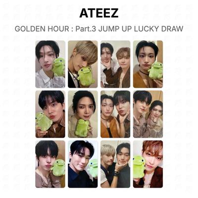 ATEEZ GOLDENE STUNDE : Teil 3 JUMP UP Glücksziehung Offizielle Fotokarte