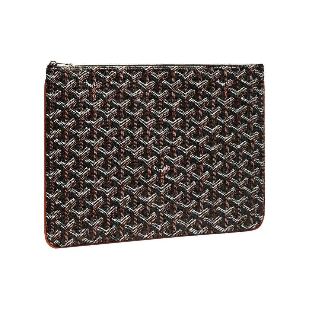 Goyard Senat Y Monogram Full Print Zipper Cosmetic Bag Unisex Cosmetic Bag Black Blue Green SENAT2MMLTY