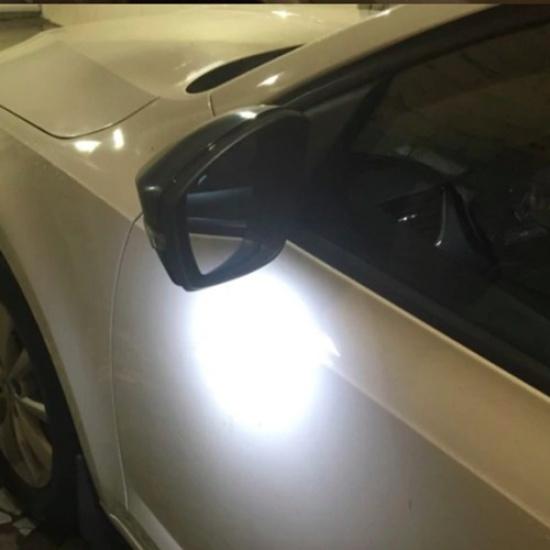 2Pcs LED Side Mirror Puddle Light Assembly For Skoda Octavia A5 A7 Superb MK2